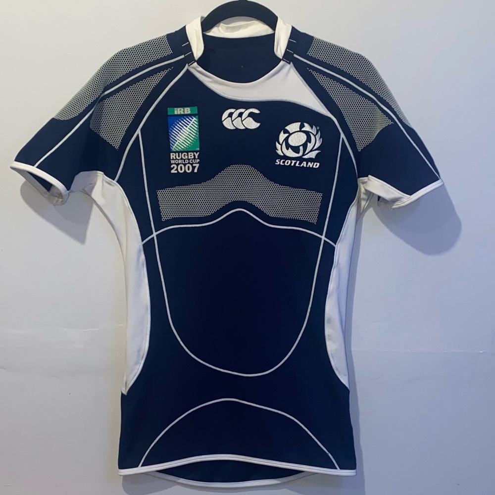 2007 World Cup Scotland Canterbury Rugby Union Pro Jersey - Mens Sz S